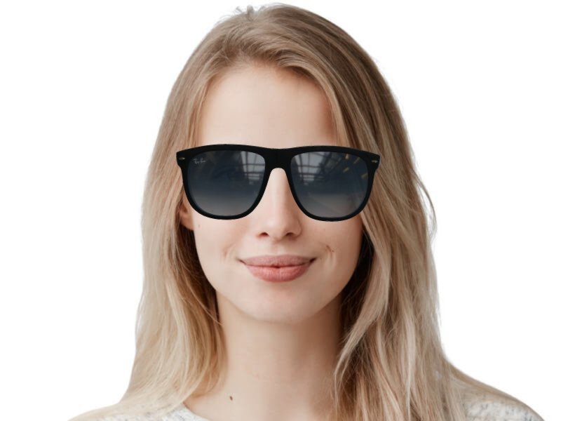 Køb Sorte Ray-Ban solbriller med lysegrå linser alensa.dk